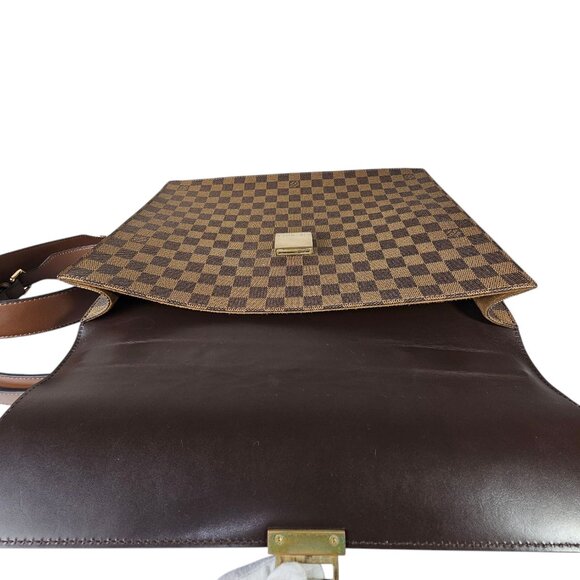 LOUIS VUITTON Damier Messenger Briefcase Mens LV Work Bag Authentic Damier LV - Picture 12 of 16